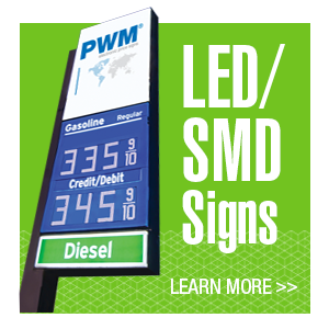 PWM Price Signs Gas Station Signs