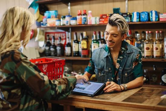 Contactless payment at a C-store